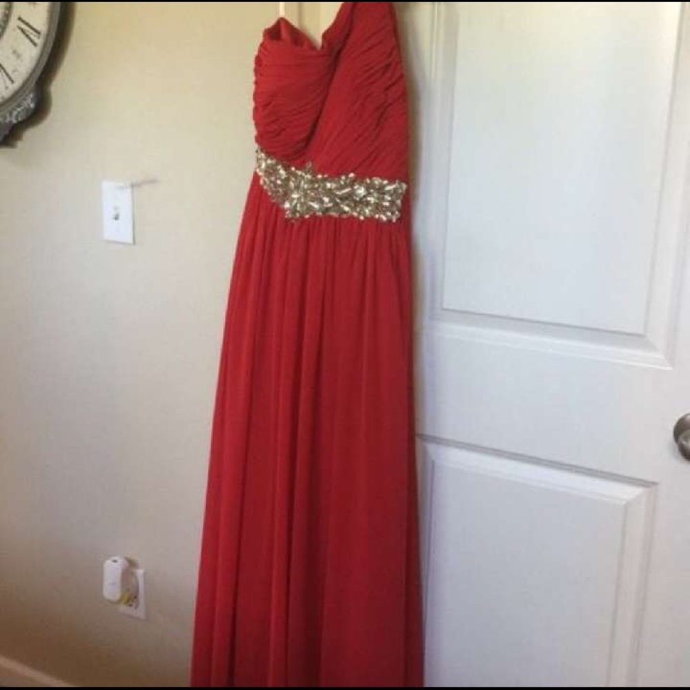 Red homecoming/prom dress